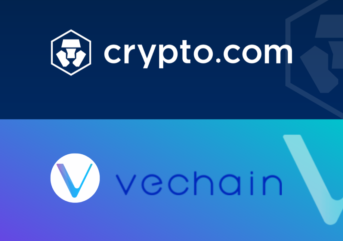 vechain VET listed on crypto.com