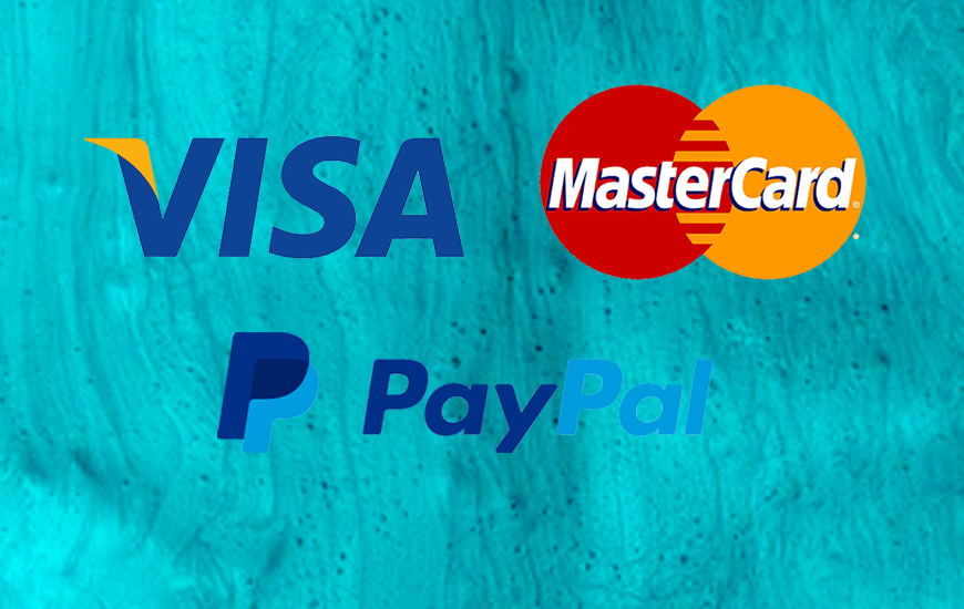 visa mastercard paypal