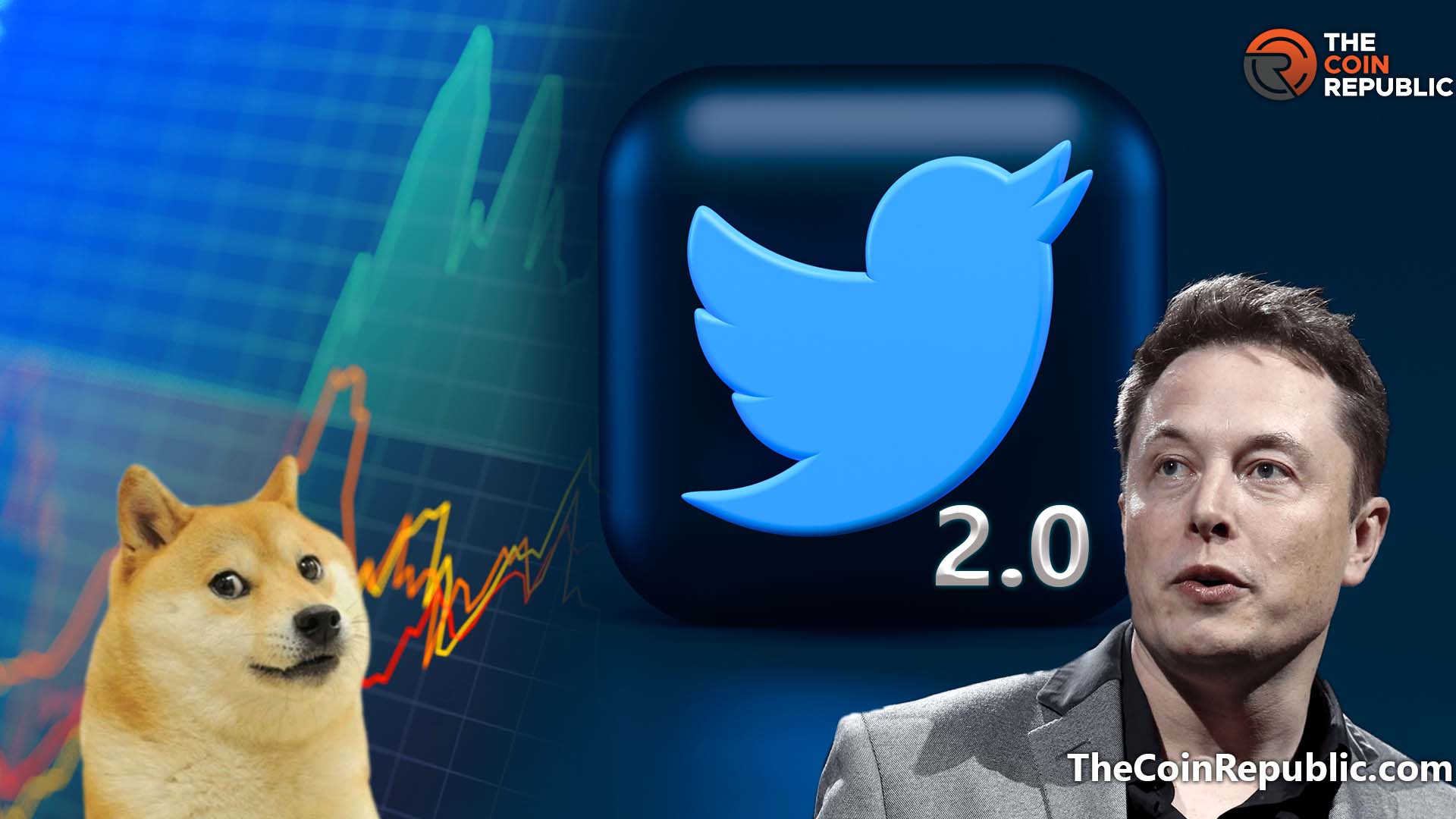 Elon Musk Brings Twitter 2.0 Update; Dogecoin Community Pumps DOGE Price