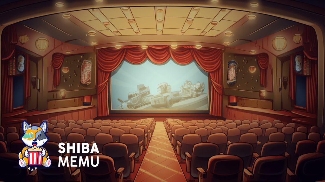 Free Vector | Empty stage with cinema screen cartoon vector