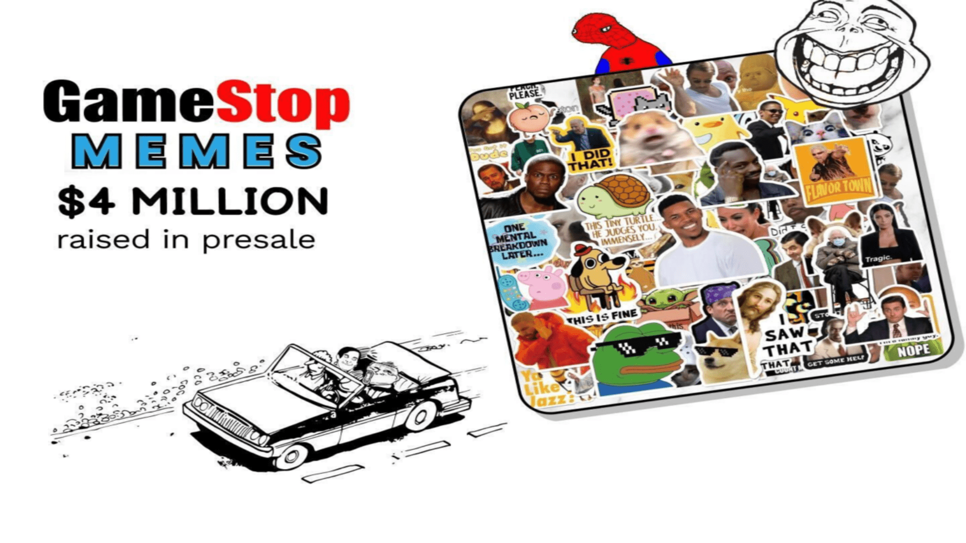 GameStop Memes Unleashes $4 Million Fury, Challenges Ethereum and BNB for Supremacy