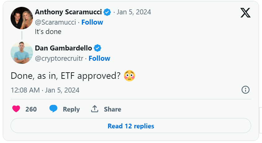 Anthony Scaramucci’s Tweet Turns Crypto Community Bullish for BTC