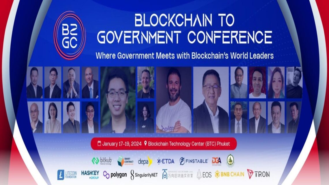 “Phuket to Pioneer Blockchain Mass Adoption in Thailand with B2GC:Blockchain to Government Conference”