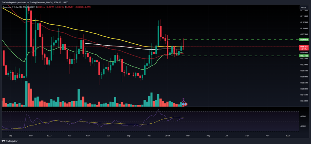 Dogecoin Price Prediction: Can DOGE Spray Gains Beyond $0.0900?