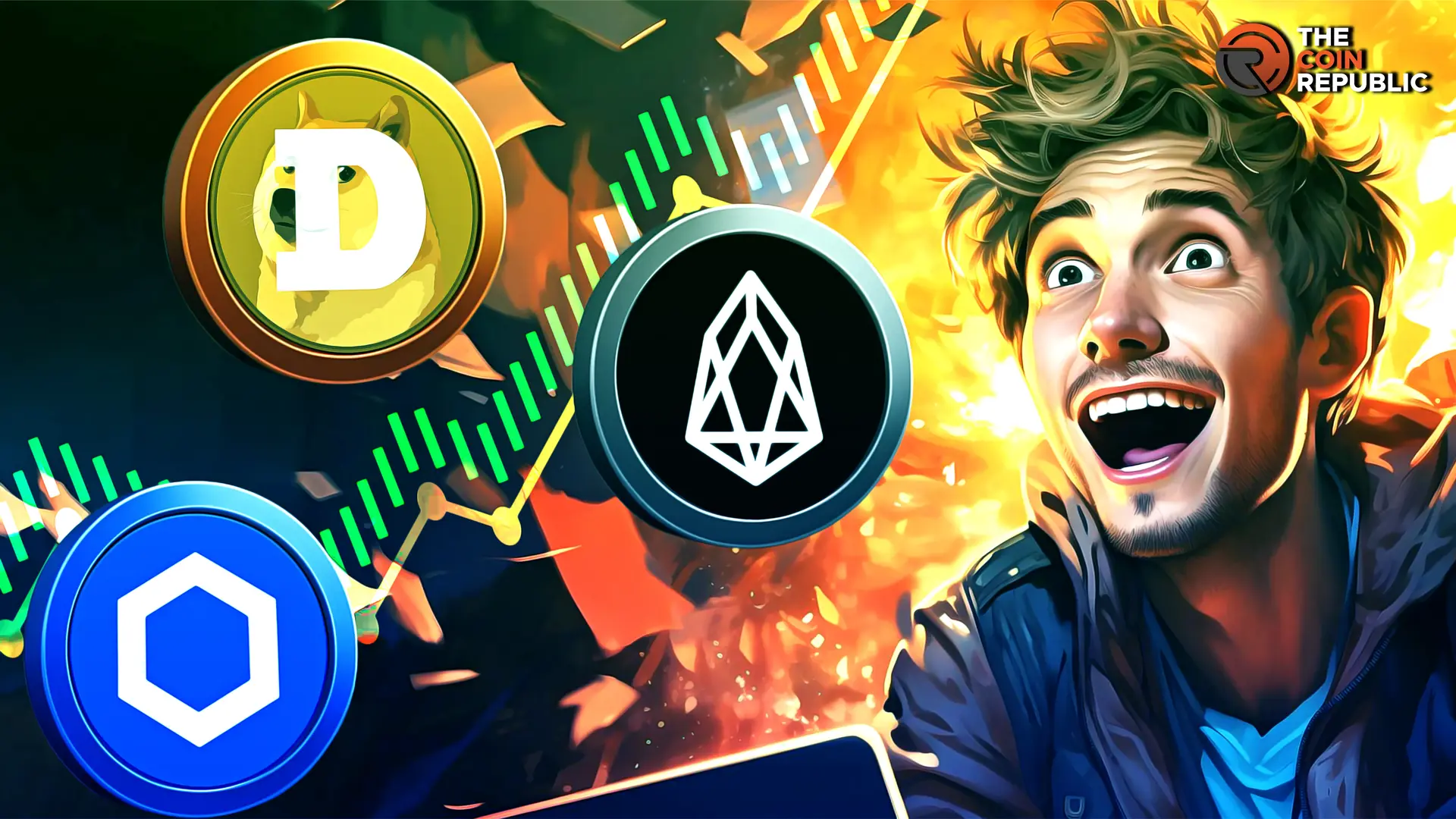 DOGE, EOS, and LINK: Strong Contenders To Watch Out This Week