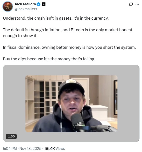 Понимание краха биткойнов | Источник: Джек Маллерс