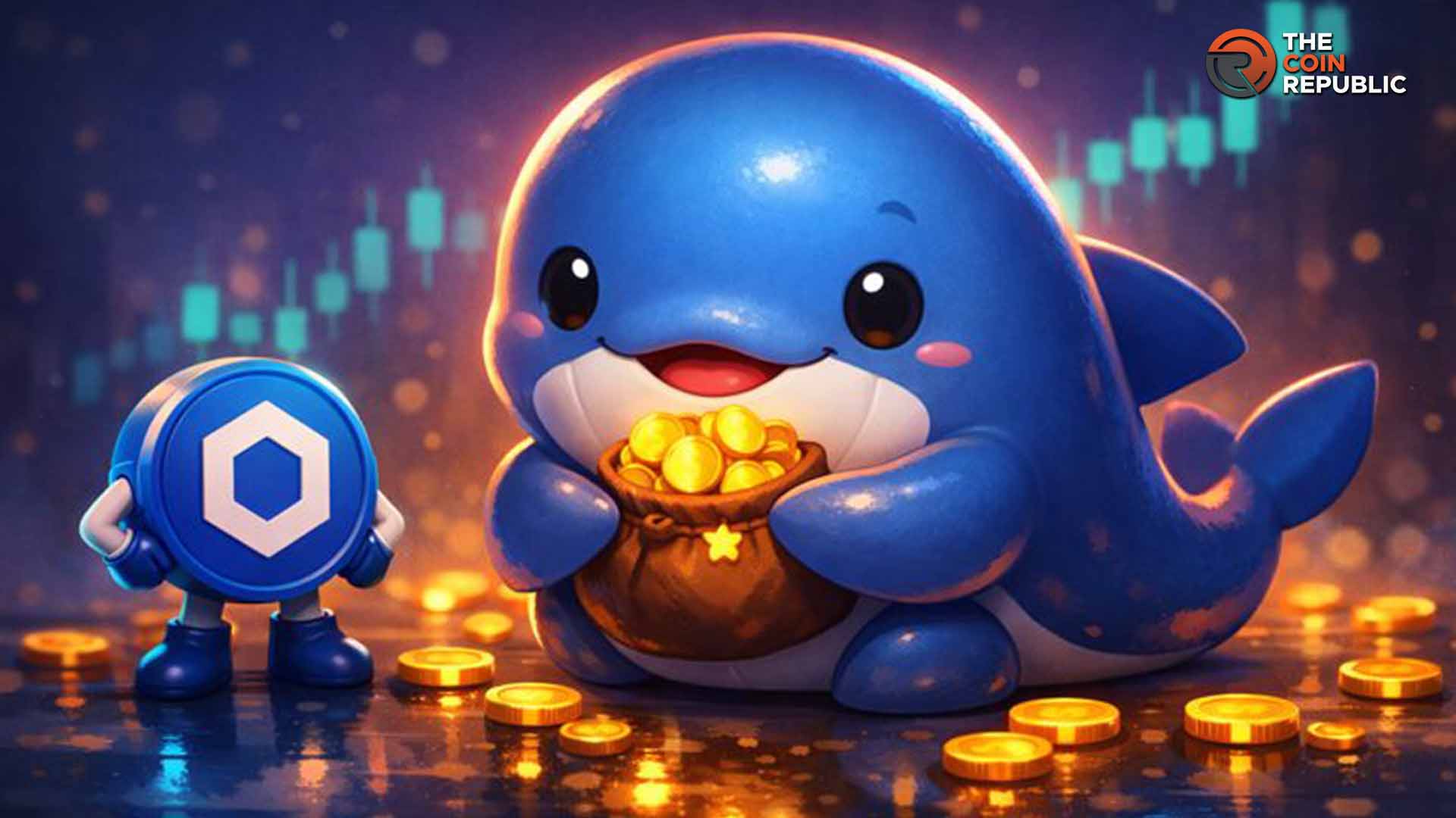 Las ballenas de cadena se apilan ENLACE mientras el precio rebota cerca del nivel de 20 $.