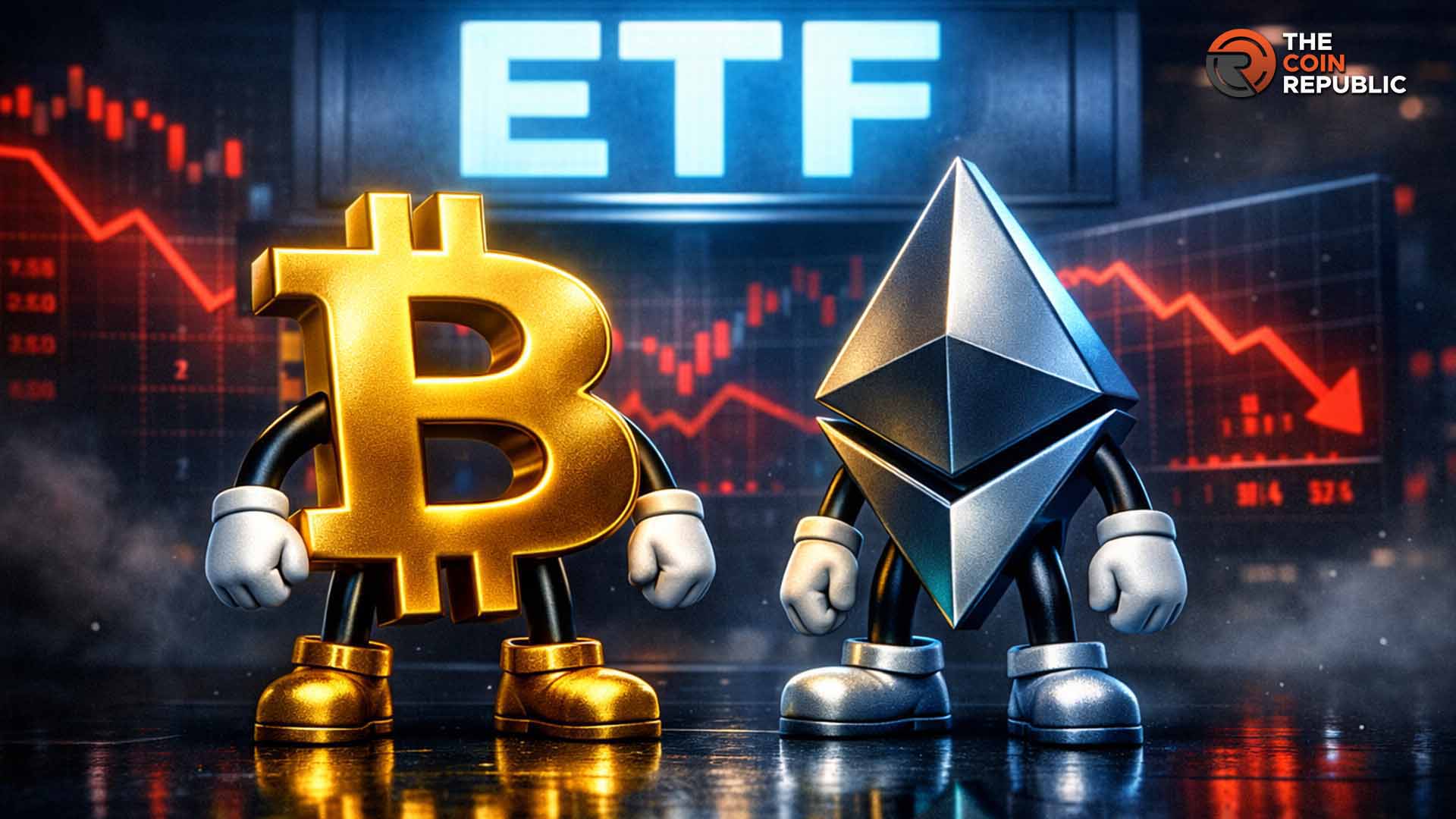 Ethereum & Bitcoin ETF Shed $1 Bln, What Next for BTC and ETH Prices?