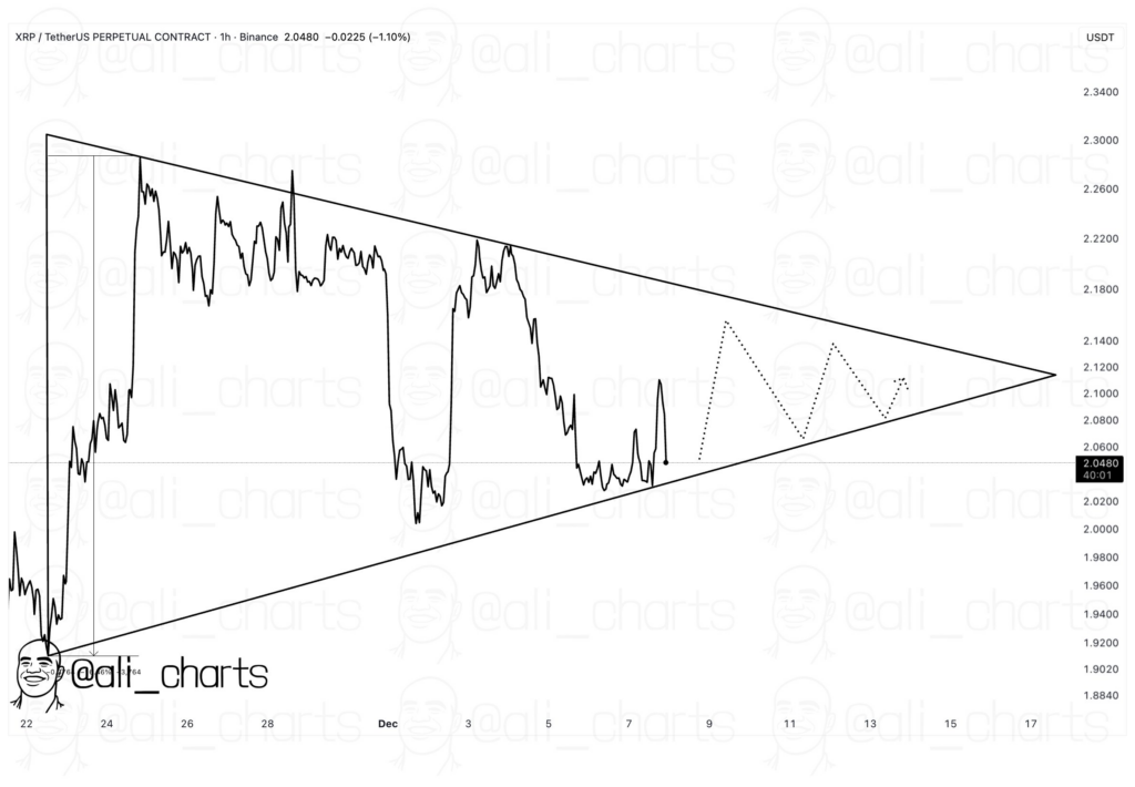 Анализ цен XRP | Источник: Али Мартинес, X