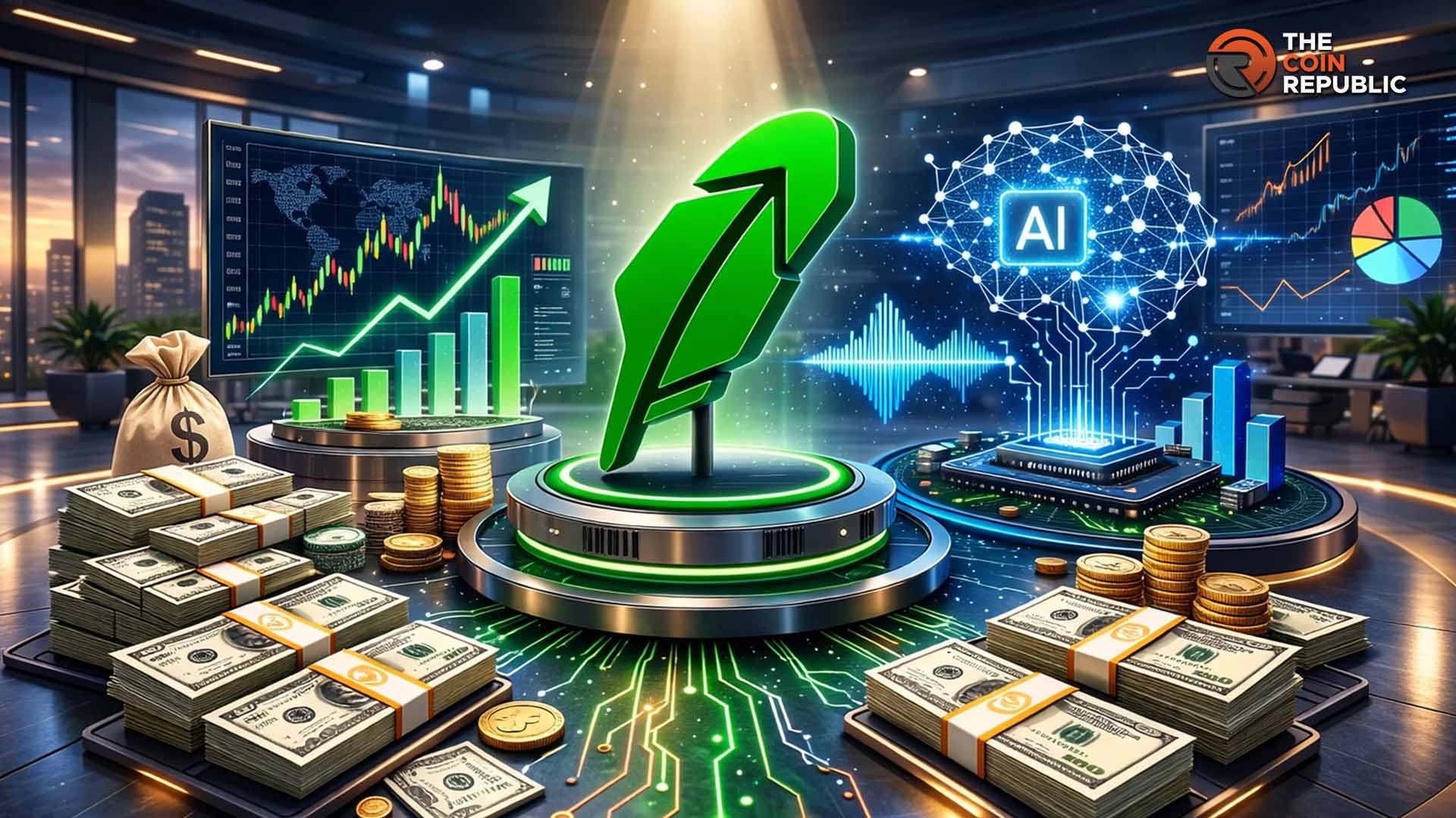 HOOD Stock Jumps as Robinhood Invests $34M in Stripe, ElevenLabs