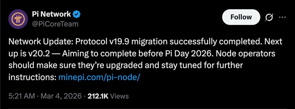 Pi Coin News | Source: X