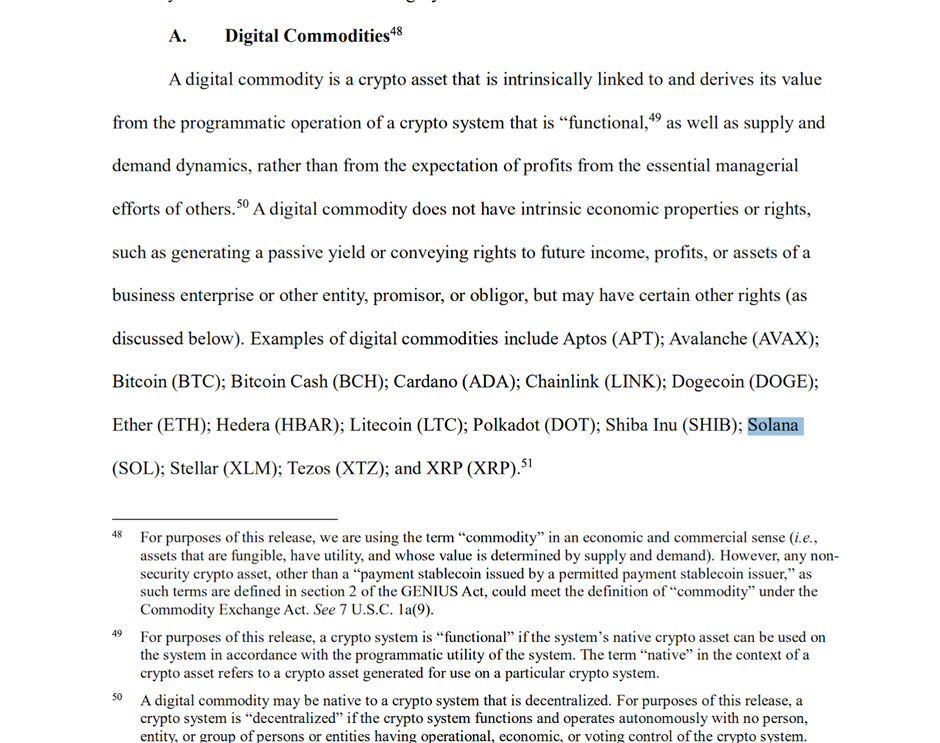 Новости Solana: Список токенов | Источник: SEC