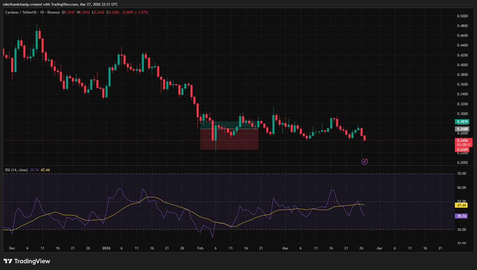 Ценовое действие Cardano | Источник: TradingView