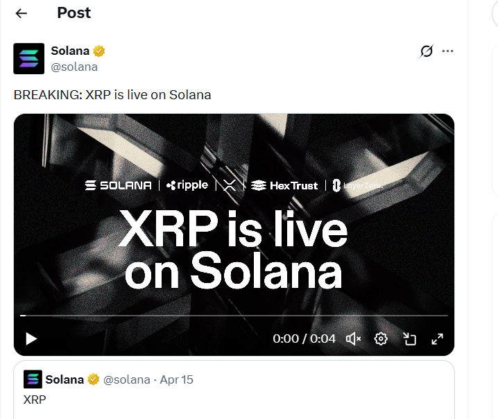 Solana News | Source: X